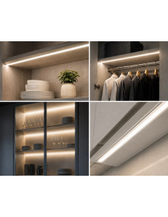 Baldinė NEON FLEX LED juosta 3x6mm 24V - 8W - 4000K - IP65 - 3 metai - 25mm CUT 2