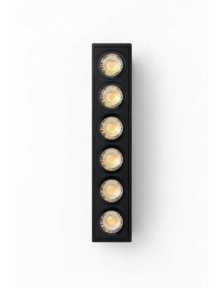 Magnetinis LED šviestuvas 48V - 6W CCT juodas - 112mm juodas | Luxon.lt