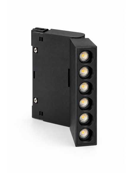 Magnetinis LED šviestuvas 48V - 6W CCT juodas - 112mm juodas | Luxon.lt