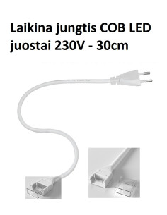 Laikina jungtis COB LED juostai 230V - 30cm