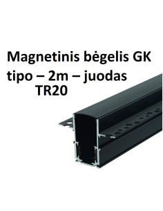 Magnetinis bėgelis GK tipo – 2 m – juodas - TR20