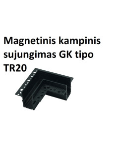 Kampinis  sujungimas GK magnetiniam bėgeliui TR20